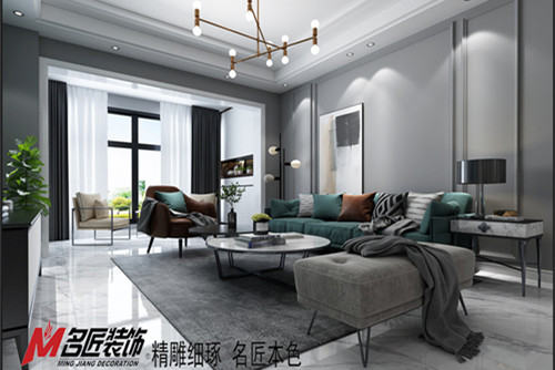 梧州市百匯幸福城現(xiàn)代簡(jiǎn)約風(fēng)格三居室裝修案例